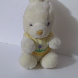 Anco bunny rabbit yellow plush easter stuffed animal